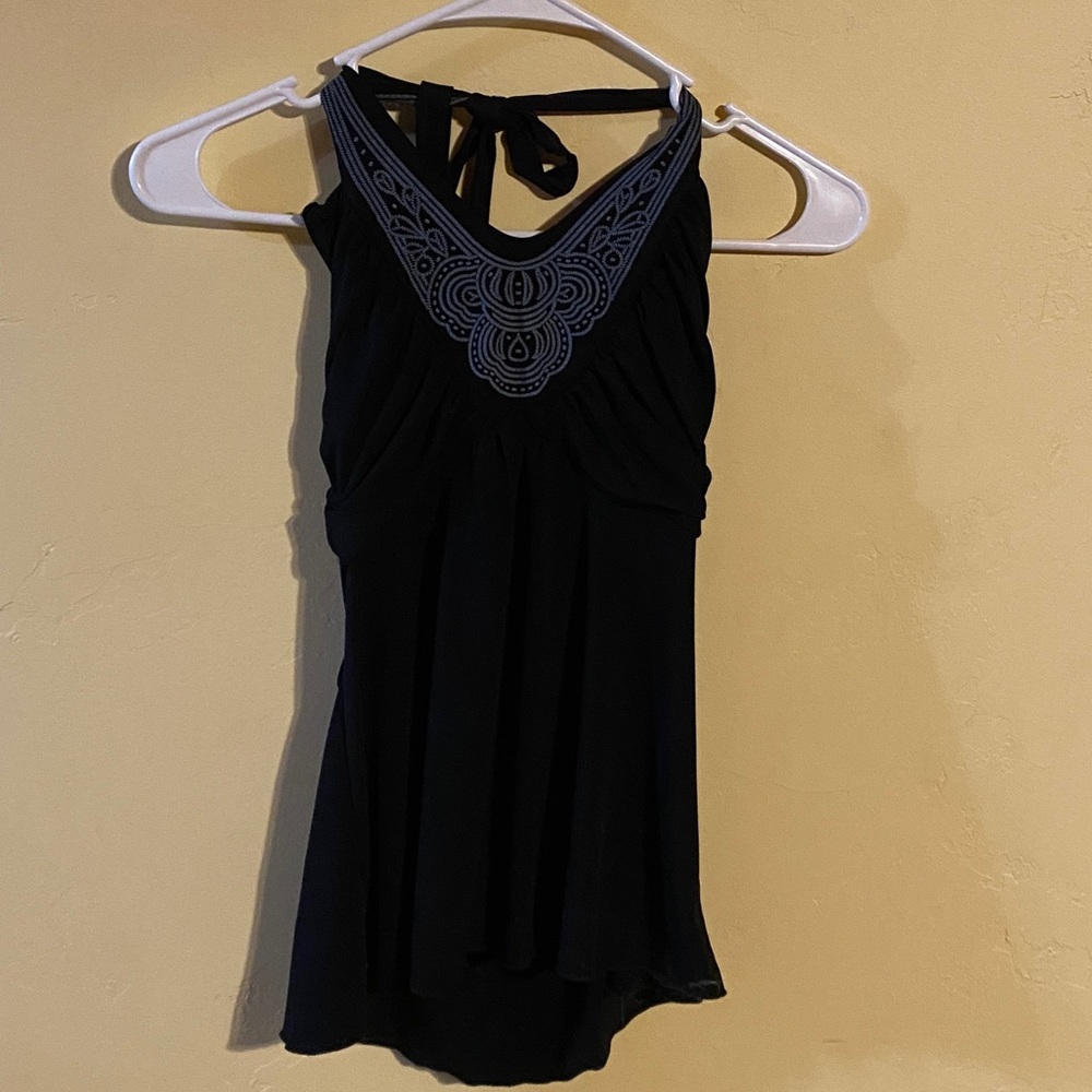 y2k lacy tied tank top